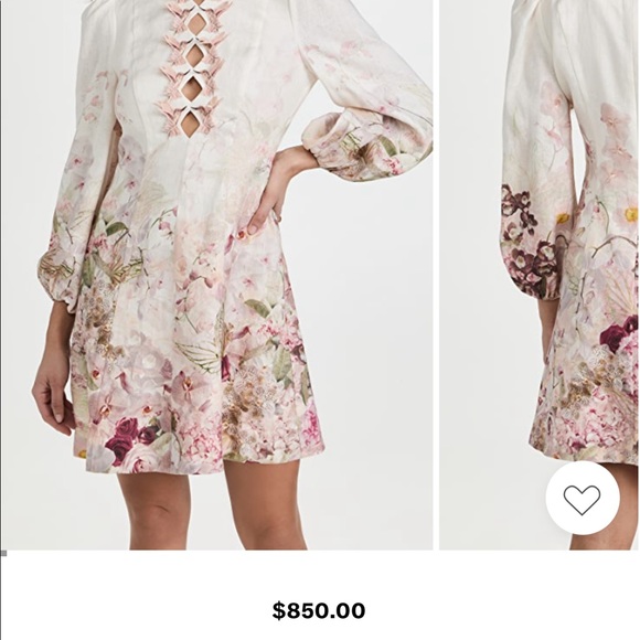 Zimmermann Dancer Hummingbird Mini Dress- Alabaster Garden Floral - Picture 12 of 16